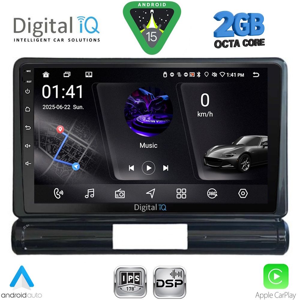 RSF4093L_15 DIGITAL IQ RSF 4093L_CPA (9inc) MULTIMEDIA TABLET for CITROEN C3 - DS3 mod. 2016-2024 Low Version - Image 1