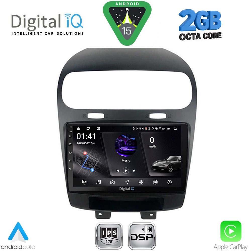 RSF4144_15 DIGITAL IQ RSF 4144_CPA (9inc) MULTIMEDIA TABLET for FIAT FREEMONT mod. 2008-2020 - Image 1