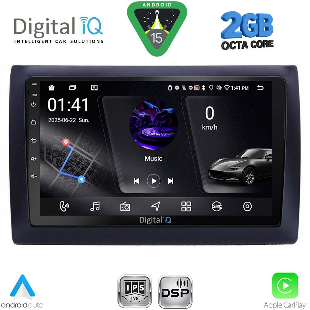 RSF4145_15 DIGITAL IQ RSF 4145_CPA (9inc) MULTIMEDIA TABLET for FIAT STILO mod. 2001-2007 - Image 1
