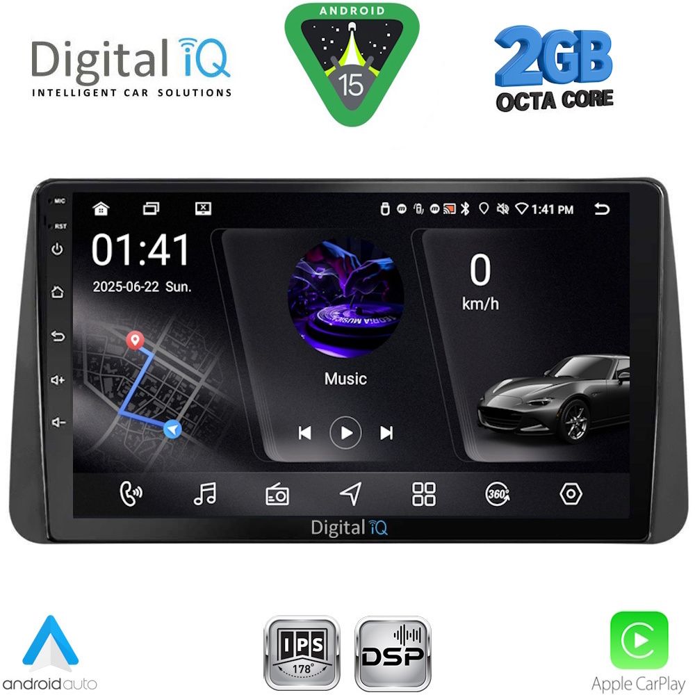 RSF4149_15 DIGITAL IQ RSF 4149_CPA DASH (9inc) MULTIMEDIA TABLET for FIAT TIPO mod. 2018-2023 - Image 1