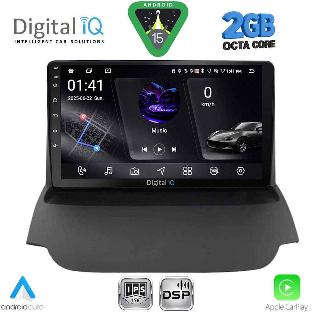 RSF4150_15 DIGITAL IQ RSF 4150_CPA (9inc) MULTIMEDIA TABLET for FORD ECOSPORT mod. 2012-2018 - Image 1