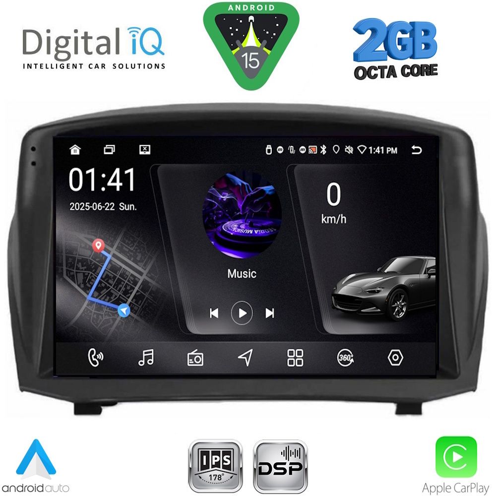 RSF4154B_15 DIGITAL IQ RSF 4154B_CPA (9inc) MULTIMEDIA TABLET for FORD FIESTA mod. 2008-2017 - Image 1