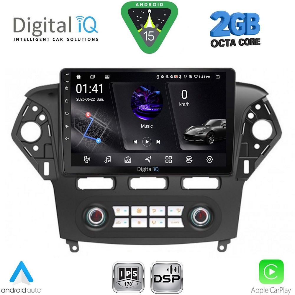 RSF4163CL_15 DIGITAL IQ RSF 4163_CPA CLIMA (10inc) MULTIMEDIA TABLET for FORD MONDEO mod. 2011-2013 - Image 1