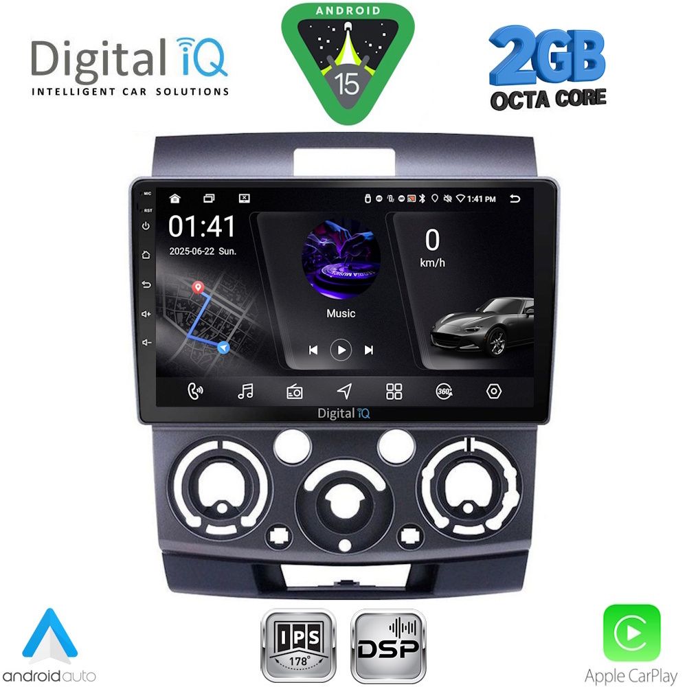 RSF4170_15 DIGITAL IQ RSF 4170_CPA (9inc) MULTIMEDIA TABLET for FORD RANGER | MAZDA BT50 mod. 2006-2011 - Image 1