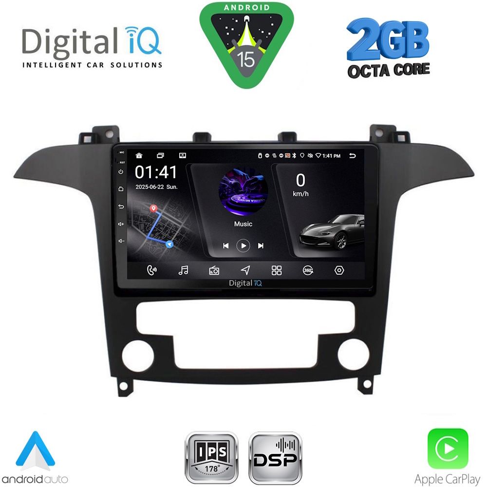 RSF4175CL_15 DIGITAL IQ RSF 4175_CPA CLIMA (9inc) MULTIMEDIA TABLET for FORD SMAX mod. 2006-2014 - Image 1