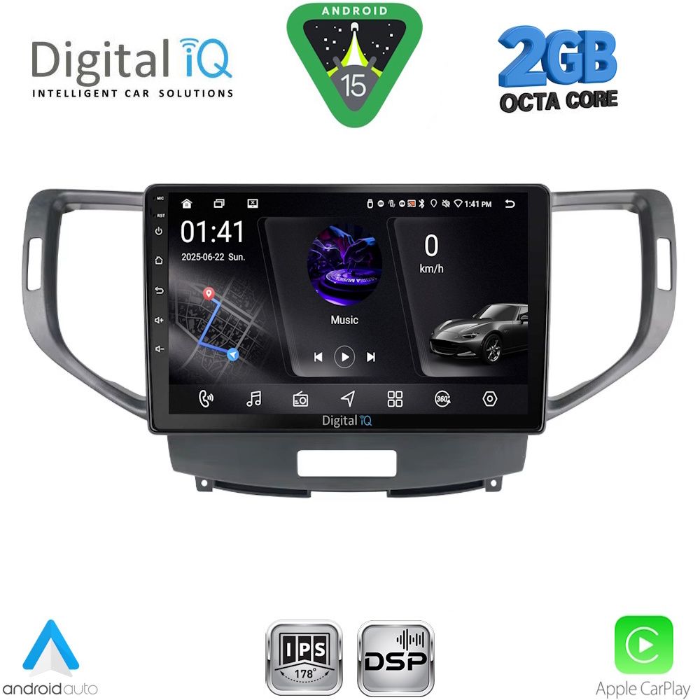 RSF4183_15 DIGITAL IQ RSF 4183_CPA (9inc) MULTIMEDIA TABLET for HONDA ACCORD mod. 2008-2013 - Image 1
