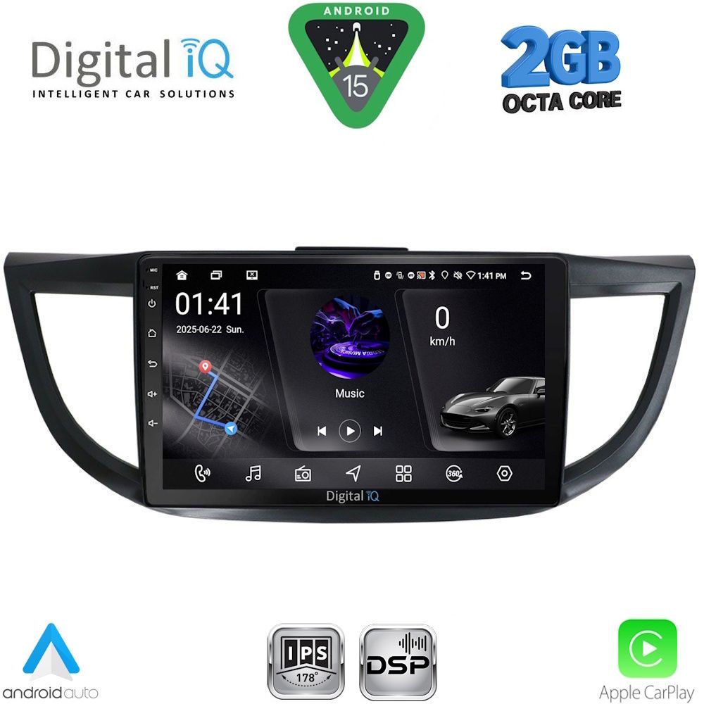 RSF4198_15 DIGITAL IQ RSF 4198_CPA (10inc) MULTIMEDIA TABLET for HONDA CRV mod. 2013-2017 - Image 1