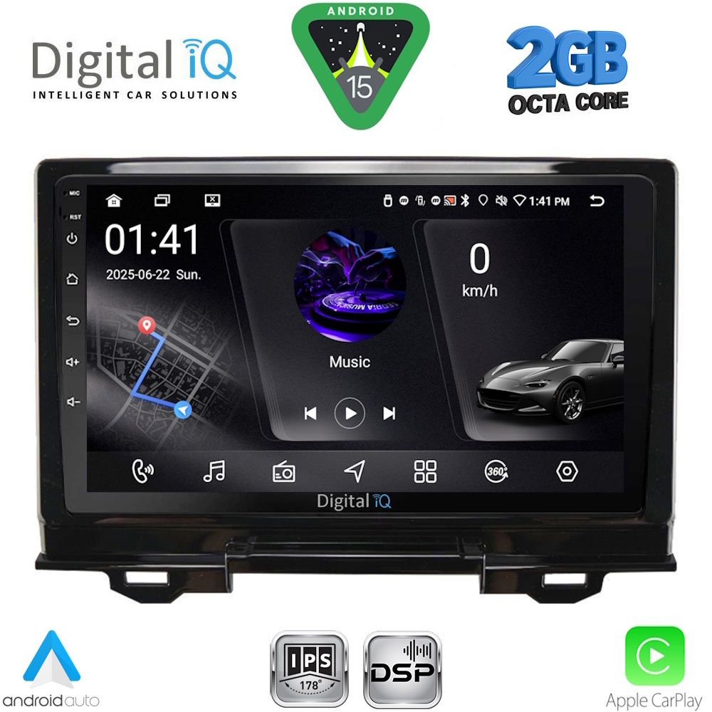RSF4202_15 DIGITAL IQ RSF 4202_CPA (9inc) MULTIMEDIA TABLET for HONDA HRV mod. 2021-2026 - Image 1