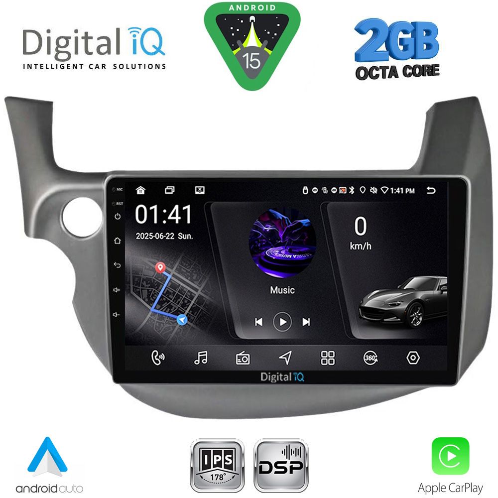 RSF4211_15 DIGITAL IQ RSF 4211_CPA (10inc) MULTIMEDIA TABLET for HONDA JAZZ mod. 2008-2012 - Image 1