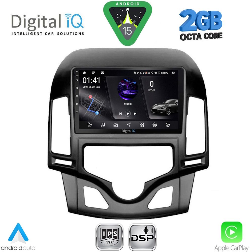 RSF4231CL_15 DIGITAL IQ RSF 4231_CPA CLIMA (9inc) MULTIMEDIA TABLET for HYUNDAI i30 mod. 2007-2012 - Image 1
