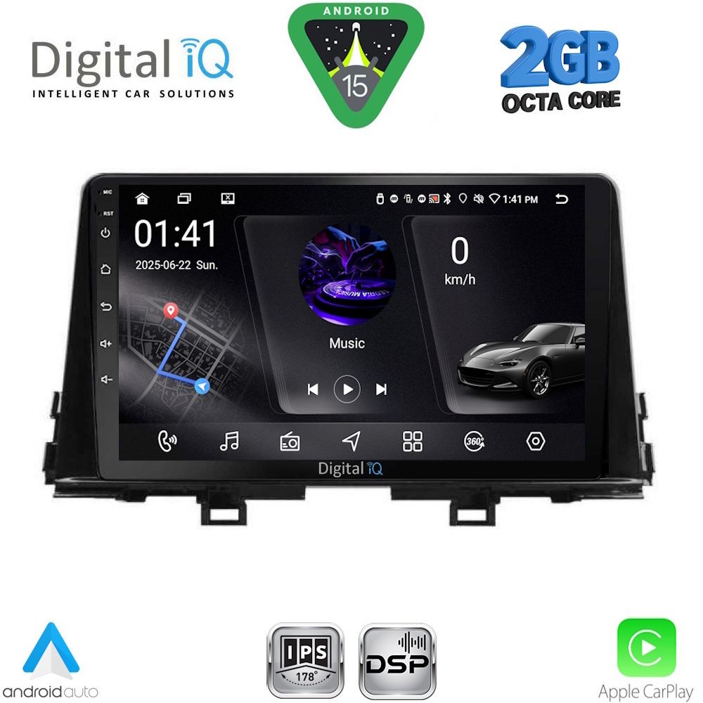 RSF4309_15 DIGITAL IQ RSF 4309_CPA (9inc) MULTIMEDIA TABLET for KIA PICANTO mod. 2017-2021 - Image 1