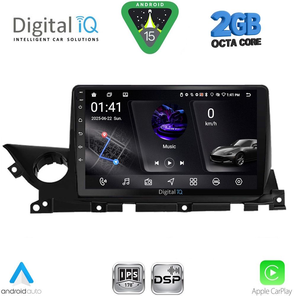 RSF4379B_15 DIGITAL IQ RSF 4379B_CPA (9inc) MULTIMEDIA TABLET for MAZDA 6 mod. 2021-2026 - Image 1