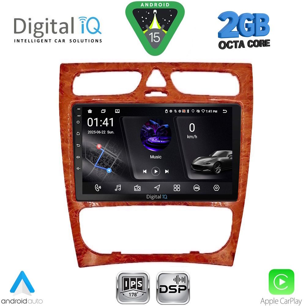 RSF4402CH_15 DIGITAL IQ RSF 4402CH_CPA (9inc) MULTIMEDIA TABLET for MERCEDES C (W203) mod. 1999-2004 - Image 1