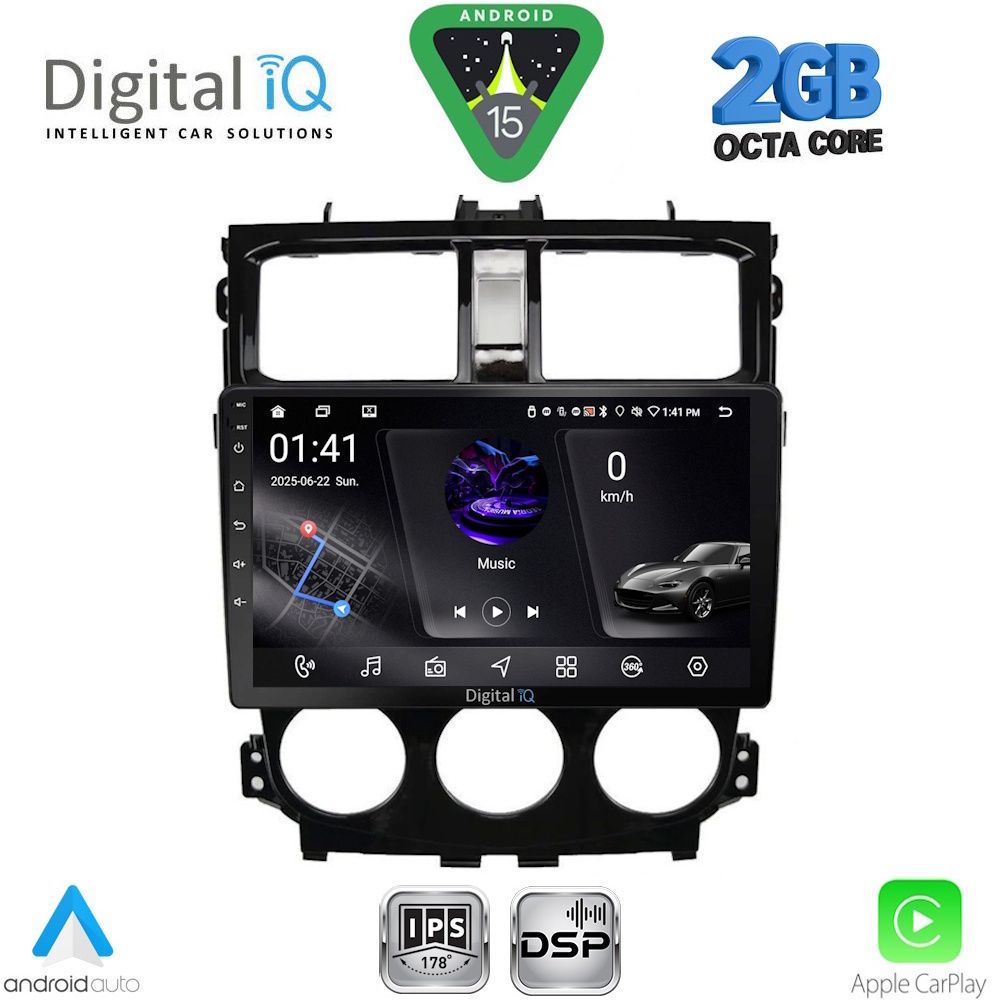 RSF4435_15 DIGITAL IQ RSF 4435_CPA (9inc) MULTIMEDIA TABLET for MITSUBISHI COLT mod. 2013-2023 - Image 1