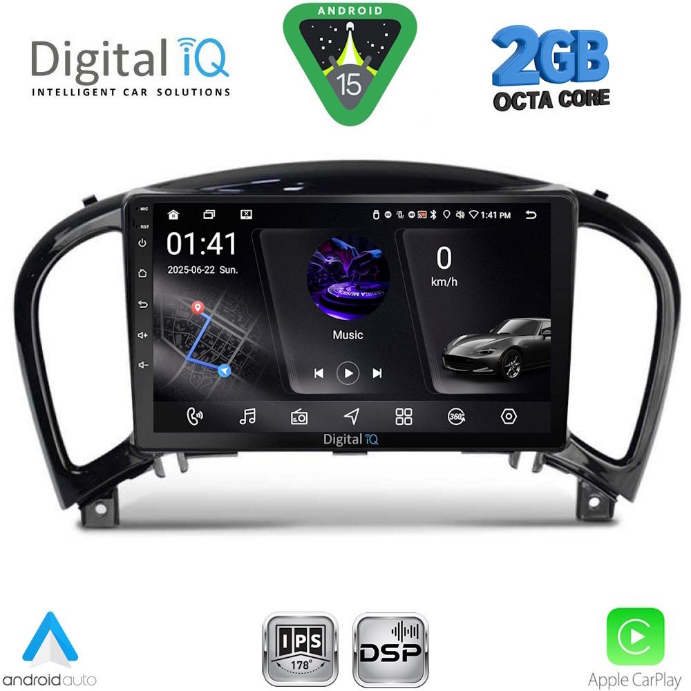RSF4452_15 DIGITAL IQ RSF 4452_CPA (9inc) MULTIMEDIA TABLET for NISSAN JUKE mod. 2009-2020 - Image 1