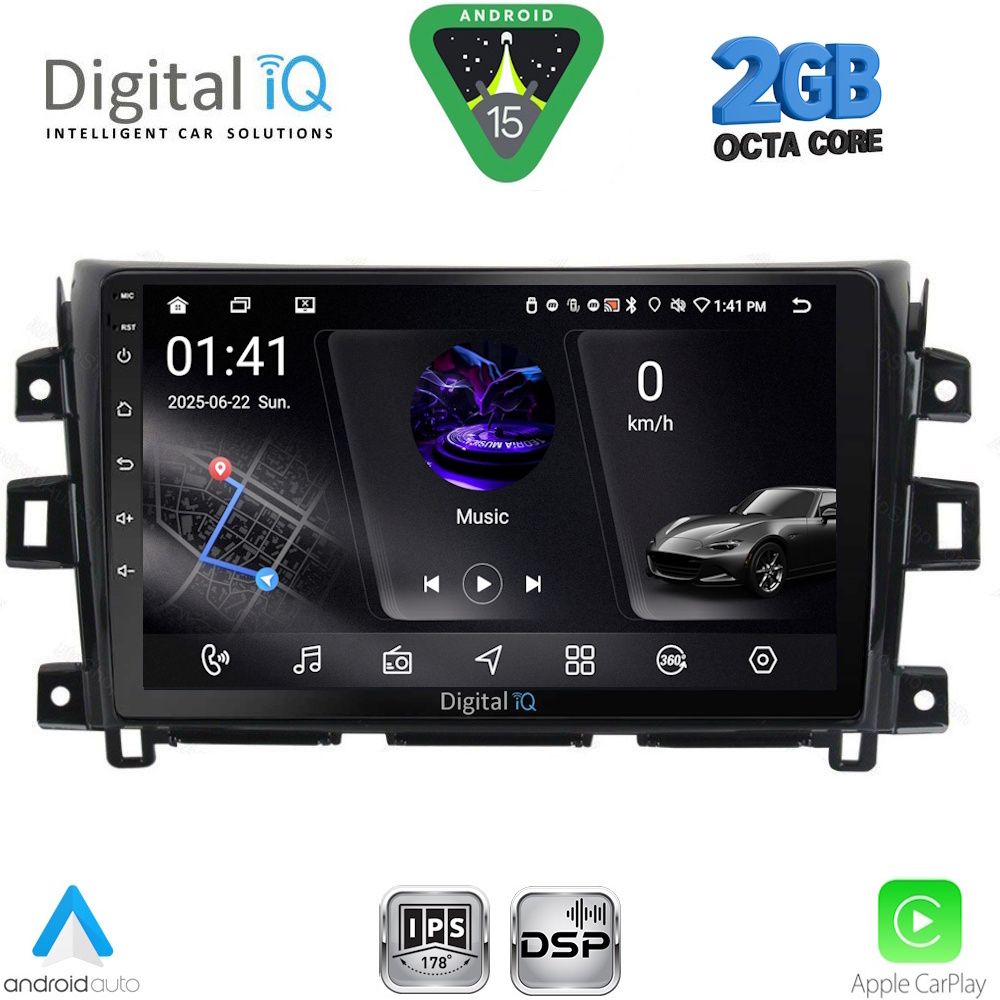 RSF4456_15 DIGITAL IQ RSF 4456_CPA (10inc) MULTIMEDIA TABLET for NISSAN NAVARA mod. 2016-2025 - Image 1