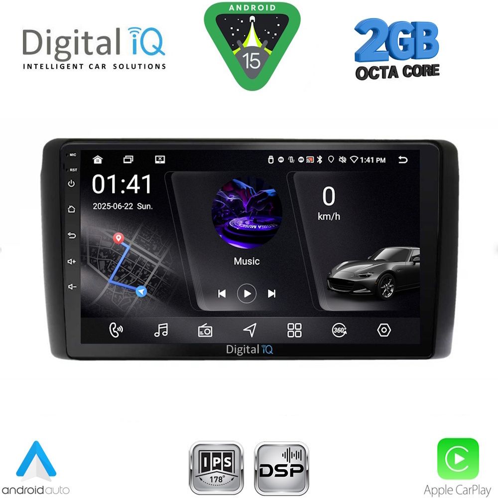 RSF4472_15 DIGITAL IQ RSF 4472_CPA (9inc) MULTIMEDIA TABLET for NISSAN LEAF mod. 2009-2017 - Image 1