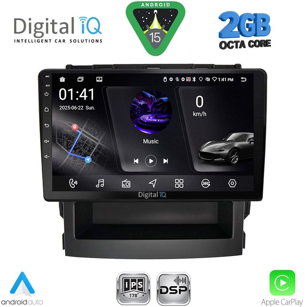 RSF4664_15 DIGITAL IQ RSF 4664_CPA (9inc) MULTIMEDIA TABLET for SUBARU FORESTER - IMPREZA mod. 2019-2024 - Image 1