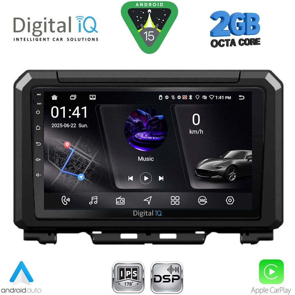 RSF4679_15 DIGITAL IQ RSF 4679_CPA (9inc) MULTIMEDIA TABLET for SUZUKI JIMNY mod. 2017-2026 - Image 1
