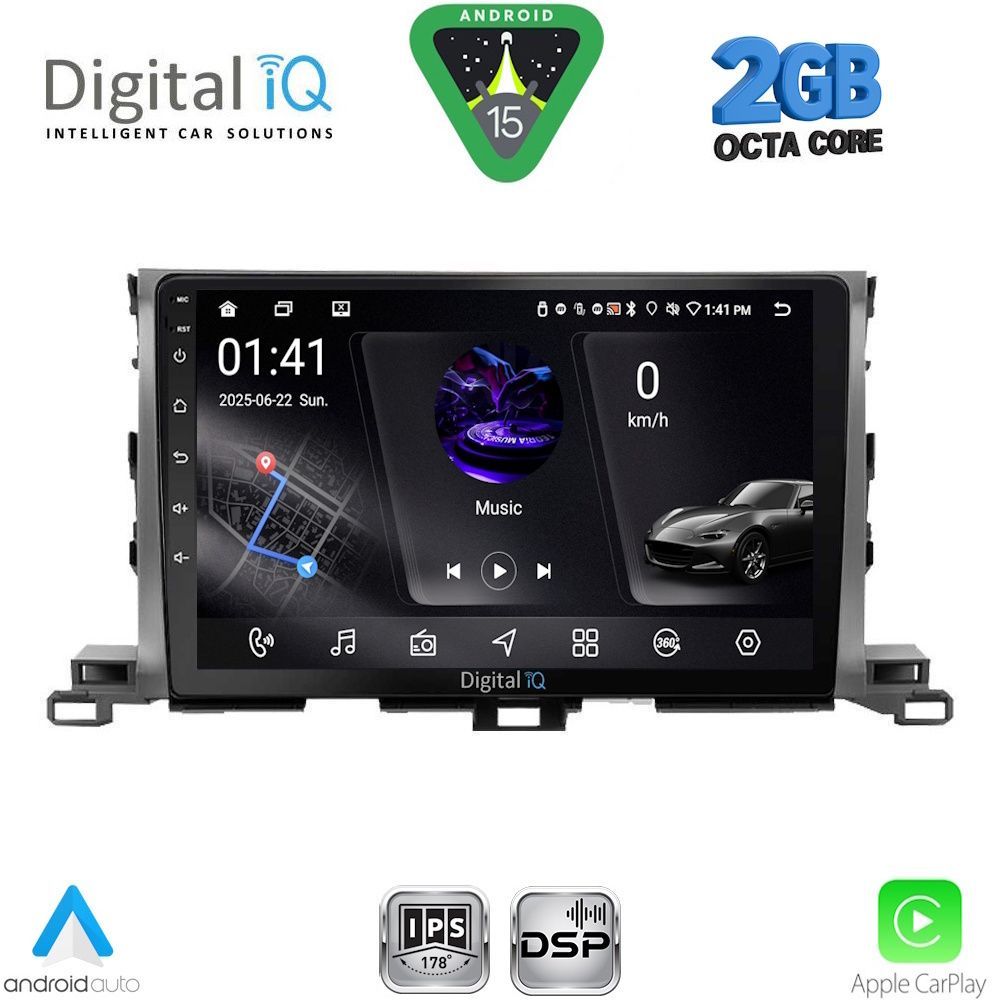 RSF4700_15 DIGITAL IQ RSF 4700_CPA (10inc) MULTIMEDIA TABLET for TOYOTA HIGHLANDER mod. 2014-2019 - Image 1