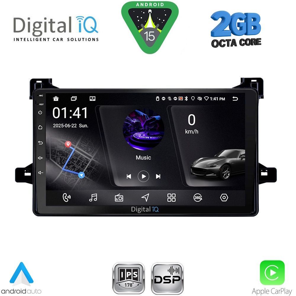RSF4727_15 DIGITAL IQ RSF 4727_CPA (9inc) MULTIMEDIA TABLET for TOYOTA PRIUS mod. 2016-2020 - Image 1