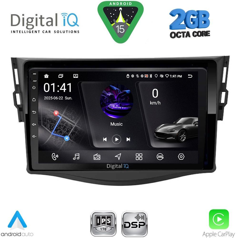 RSF4731_15 DIGITAL IQ RSF 4731_CPA (9inc) MULTIMEDIA TABLET for TOYOTA RAV 4 mod. 2006-2012 - Image 1