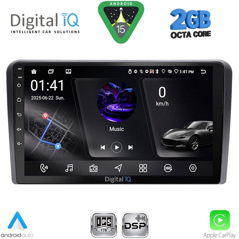 RSF4744_15 DIGITAL IQ RSF 4744_CPA (9inc) MULTIMEDIA TABLET for GOLF 4 mod. 1998-2003 - Image 1
