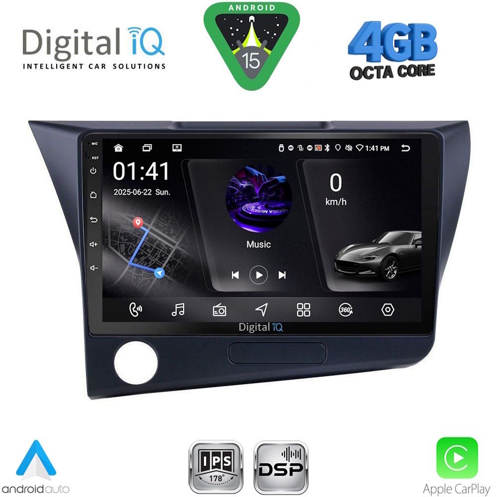 RSG6203_15 DIGITAL IQ RSG 6203_CPA (9inc) MULTIMEDIA TABLET for HONDA CRZ mod. 2010-2016 - Image 1