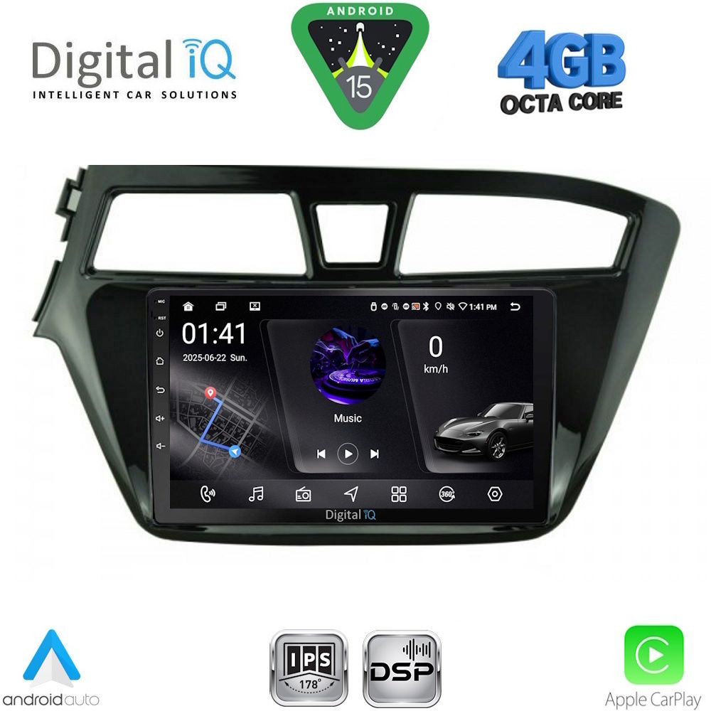 RSG6229_15 DIGITAL IQ RSG 6229_CPA (9inc) MULTIMEDIA TABLET for HYUNDAI i20 mod. 2014-2018 - Image 1