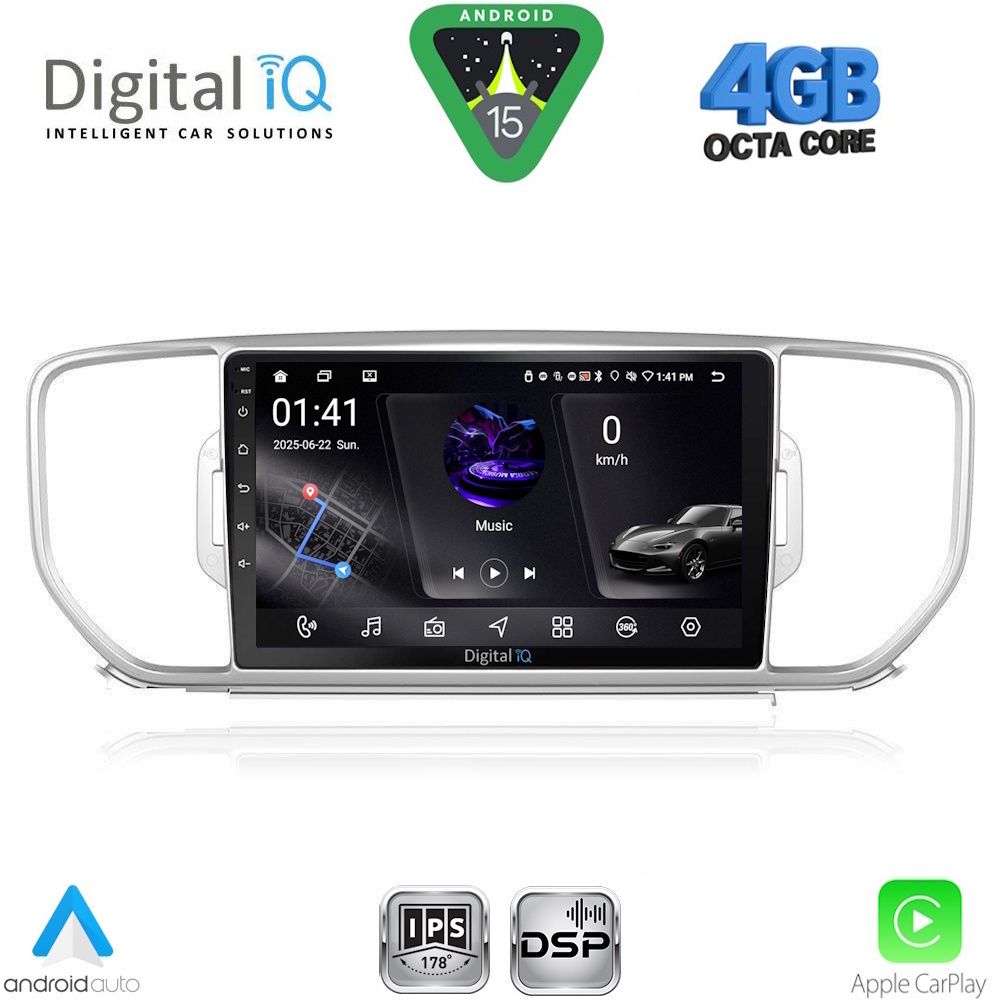 RSG6326_15 DIGITAL IQ RSG 6326_CPA (9inc) MULTIMEDIA TABLET for KIA SPORTAGE mod. 2015-2018 - Image 1