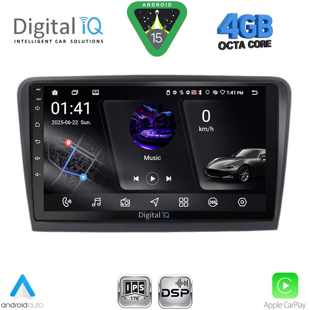 RSG6601_15 DIGITAL IQ RSG 6601_CPA (9inc) MULTIMEDIA TABLET for SKODA RAPID mod. 2012-2023 - Image 1