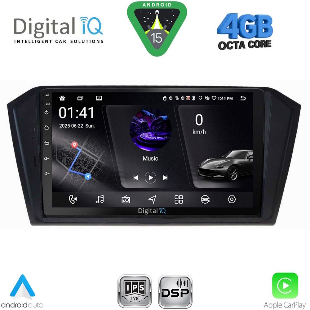RSG6750_15 DIGITAL IQ RSG 6750_CPA (10inc) MULTIMEDIA TABLET for VW PASSAT mod. 2016-2022 - Image 1