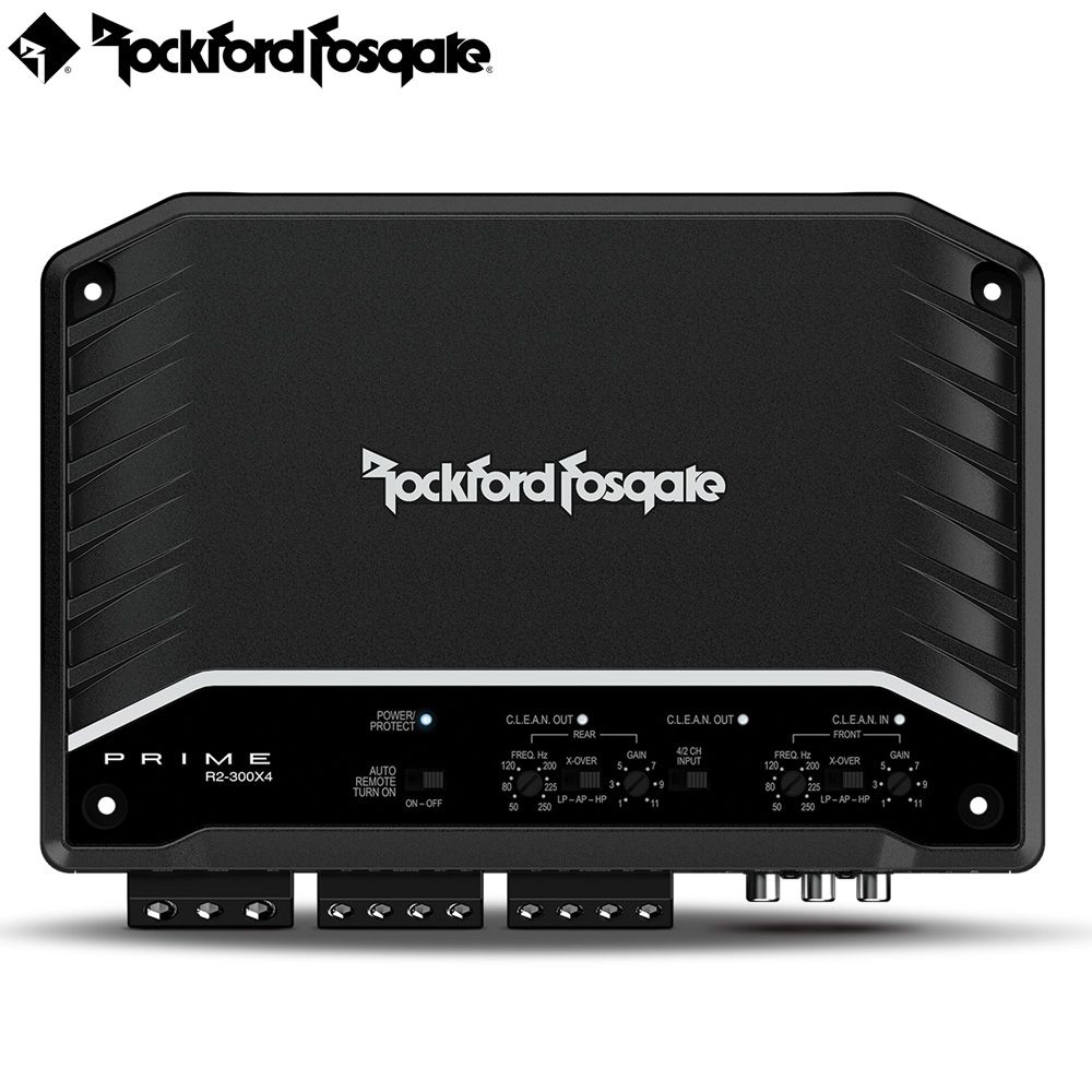 Rockford_fosgate_R2-300X4_01 ROCKFORD FOSGATE PRIME R2-300X4 (300W, CLASS D, 4 CHANNEL AMPLIFIER) - Image 1