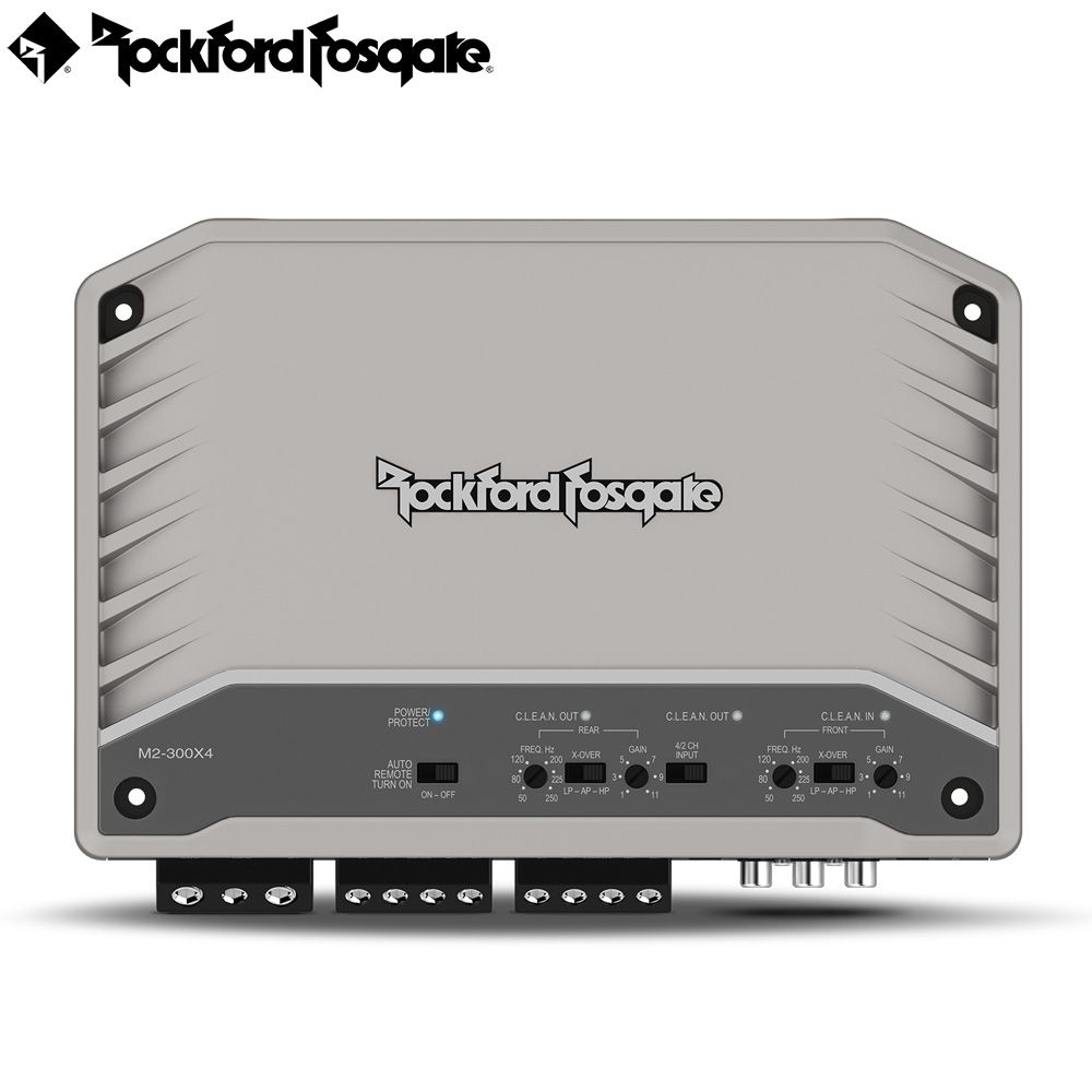 Rockford_fosgate_Μ2-300Χ4_01 ROCKFORD FOSGATE M2-300X4 (4-Channel Amplifier – 4x300W) - Image 1