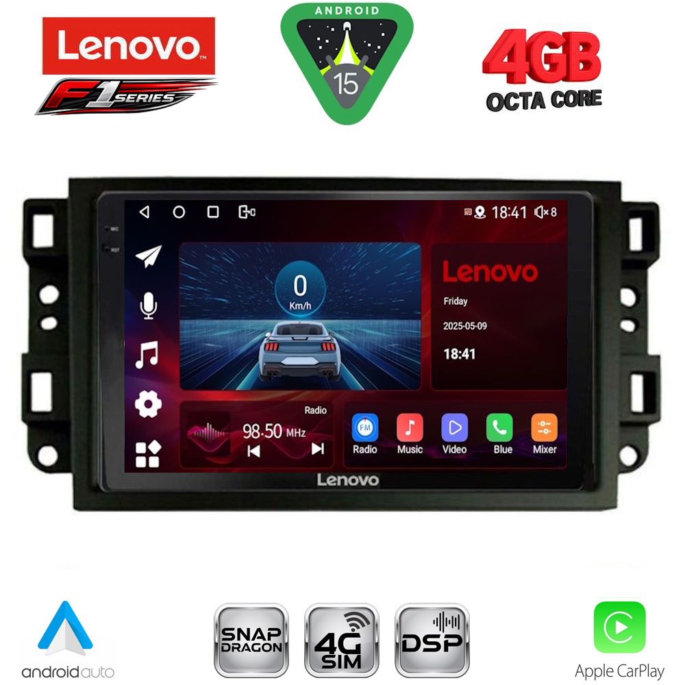 SSQ9070-15 LENOVO SSQ 9070_CPA (10inc) MULTIMEDIA TABLET for CHEVROLET ALL mod. 2004-2011 - Image 1