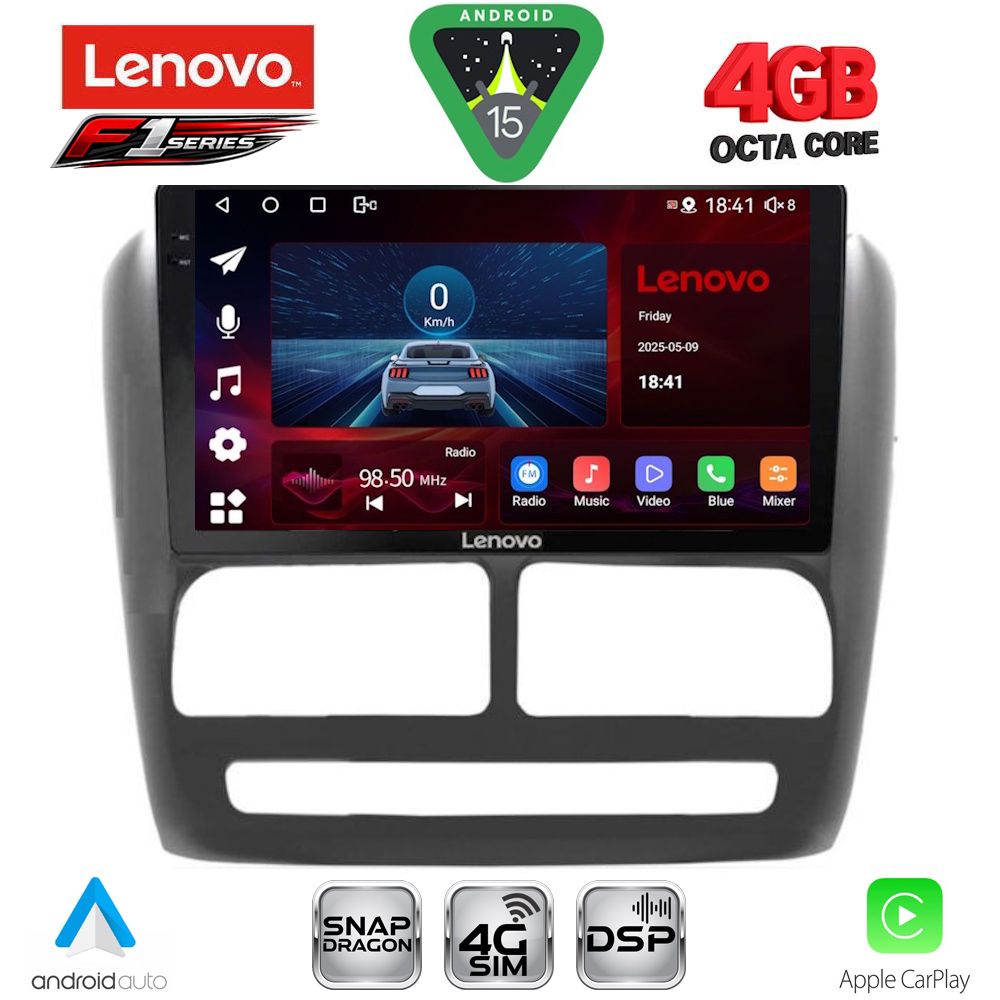 SSQ9137-15 LENOVO SSQ 9137_CPA (9inc) MULTIMEDIA TABLET for FIAT DOBLO mod. 2010-2015 - Image 1