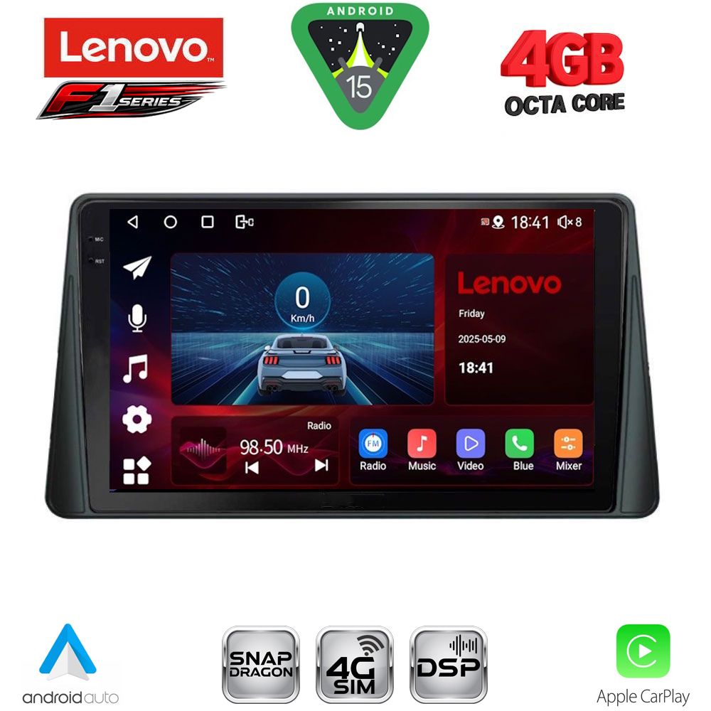 SSQ9158_15 LENOVO SSQ 9158_CPA (9inc) MULTIMEDIA TABLET for FORD FOCUS mod. 2019-2025 - Image 1