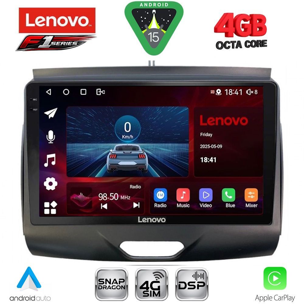 SSQ9172B-15 LENOVO SSQ 9172B_CPA (9inc) MULTIMEDIA TABLET for FORD RANGER mod. 2015-2018 - Image 1