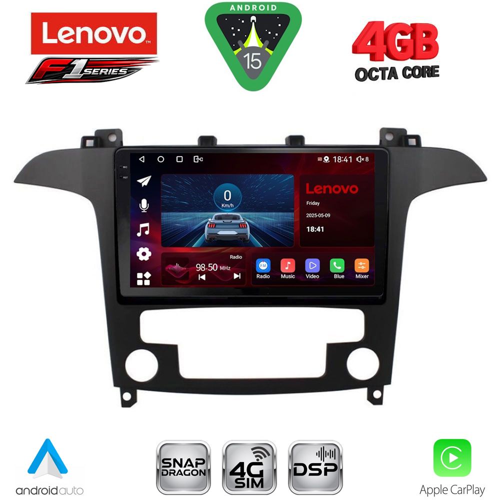 SSQ9175CL_15 LENOVO SSQ 9175_CPA CLIMA (9inc) MULTIMEDIA TABLET for FORD SMAX mod. 2006-2014 - Image 1