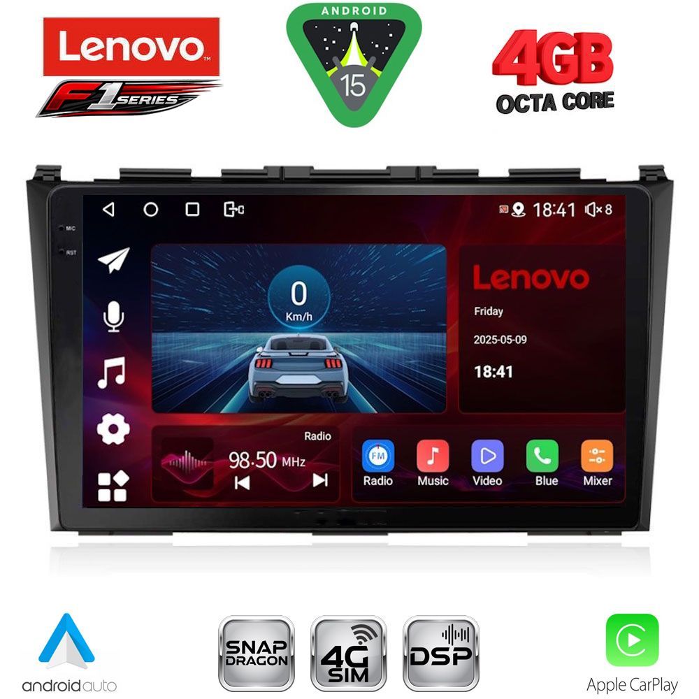SSQ9197_15 LENOVO SSQ 9197_CPA (9inc) MULTIMEDIA TABLET for HONDA CRV mod. 2006-2012 - Image 1