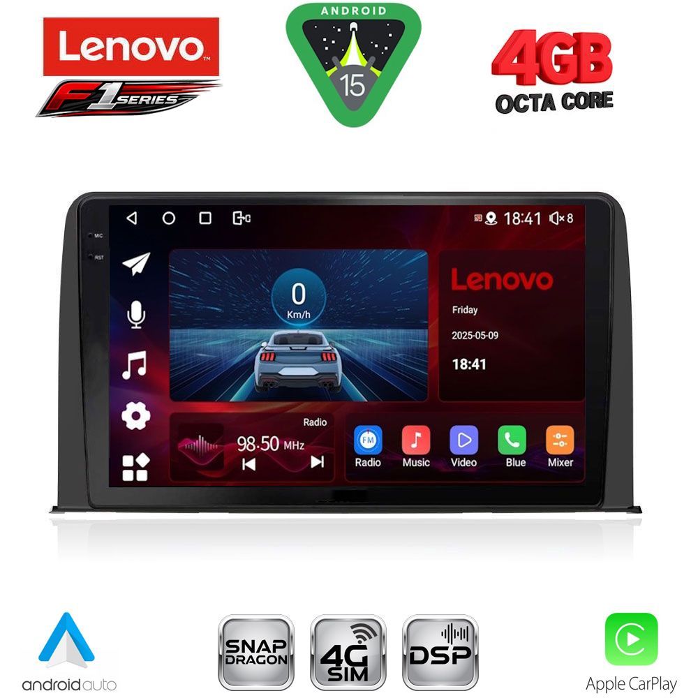 SSQ9199_15 LENOVO SSQ 9199_CPA (10inc) MULTIMEDIA TABLET for HONDA CRV mod. 2017-2023 - Image 1