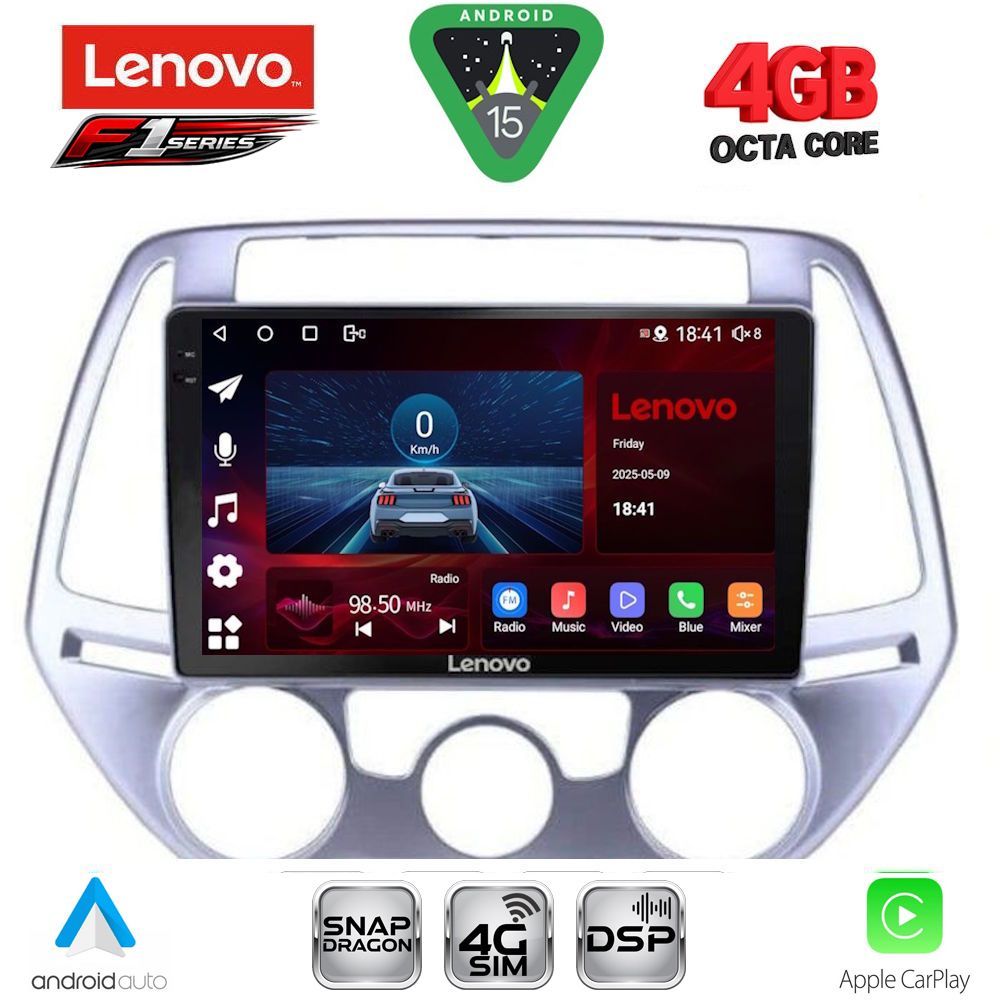 SSQ9227AC-15 LENOVO SSQ 9227_CPA A/C (9inc) MULTIMEDIA TABLET for HYUNDAI i20 mod. 2008-2012 - Image 1
