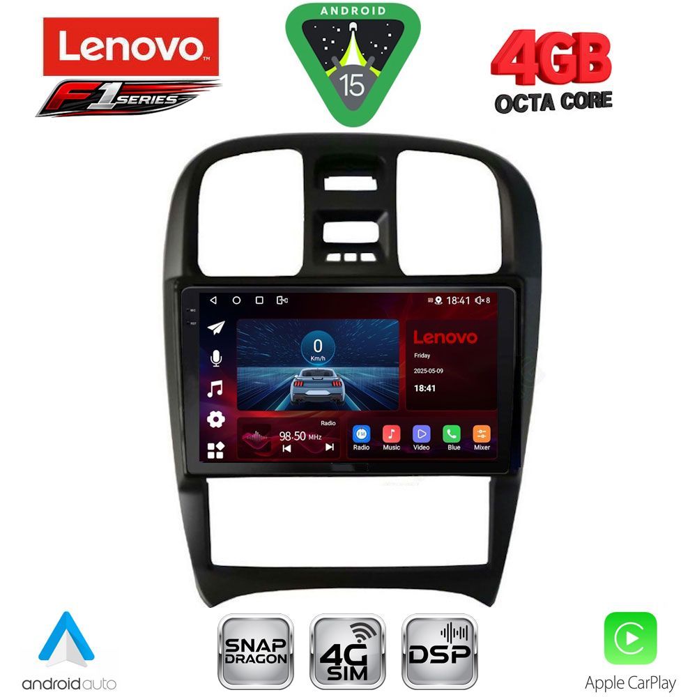 SSQ9247_15 LENOVO SSQ 9247_CPA (9inc) MULTIMEDIA TABLET for HYUNDAI SONATA mod. 2000-2006 - Image 1