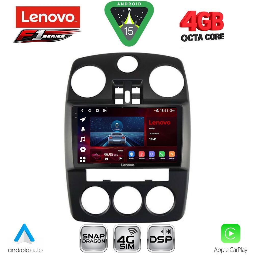 SSQ9287-15 LENOVO SSQ 9287_CPA (9inc) MULTIMEDIA for CHRYSLER PT CRUISER mod. 2005-2010 - Image 1