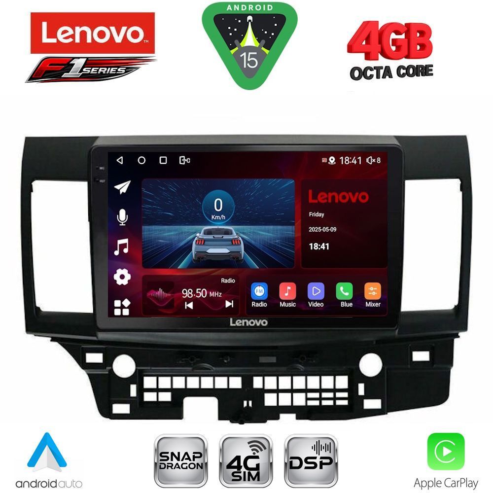 SSQ9434-15 LENOVO SSQ 9434_CPA (10inc) MULTIMEDIA TABLET for MITSUBISHI LANCER mod. 2008-2017 - Image 1