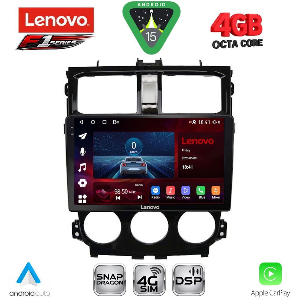 SSQ9435_15 LENOVO SSQ 9435_CPA (9inc) MULTIMEDIA TABLET for MITSUBISHI COLT mod. 2013-2023 - Image 1