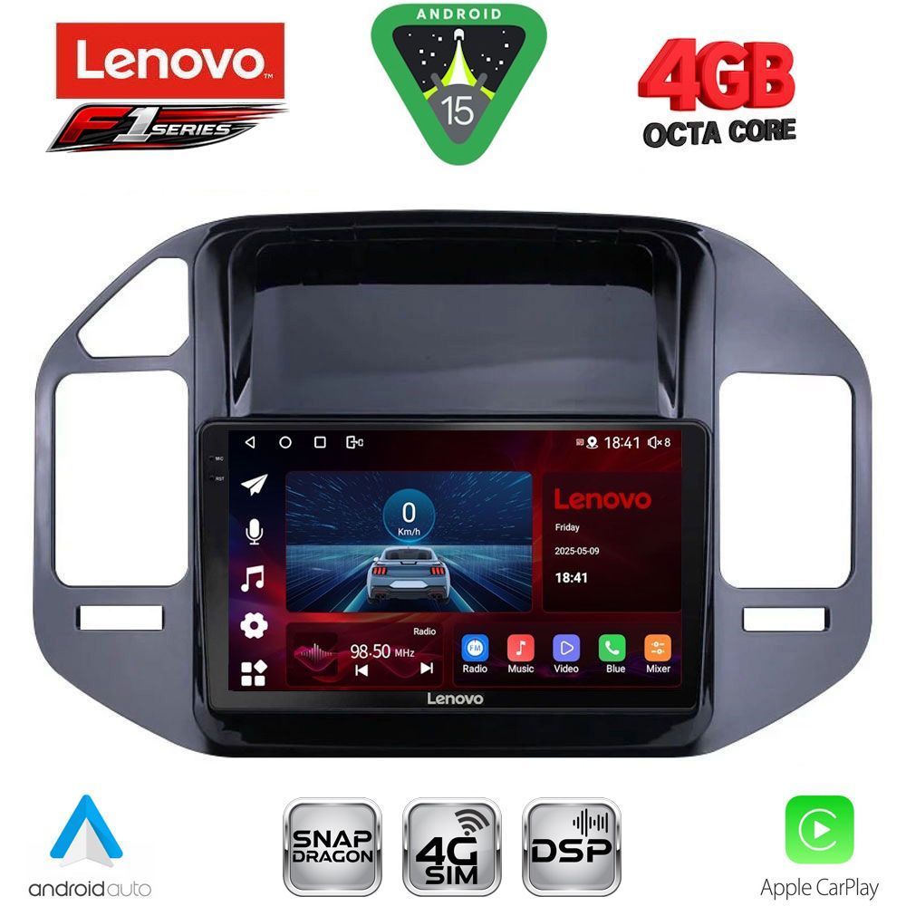 SSQ9444_15 LENOVO SSQ 9444_CPA (9inc) MULTIMEDIA TABLET for MITSUBISHI PAJERO mod. 1999-2006 - Image 1