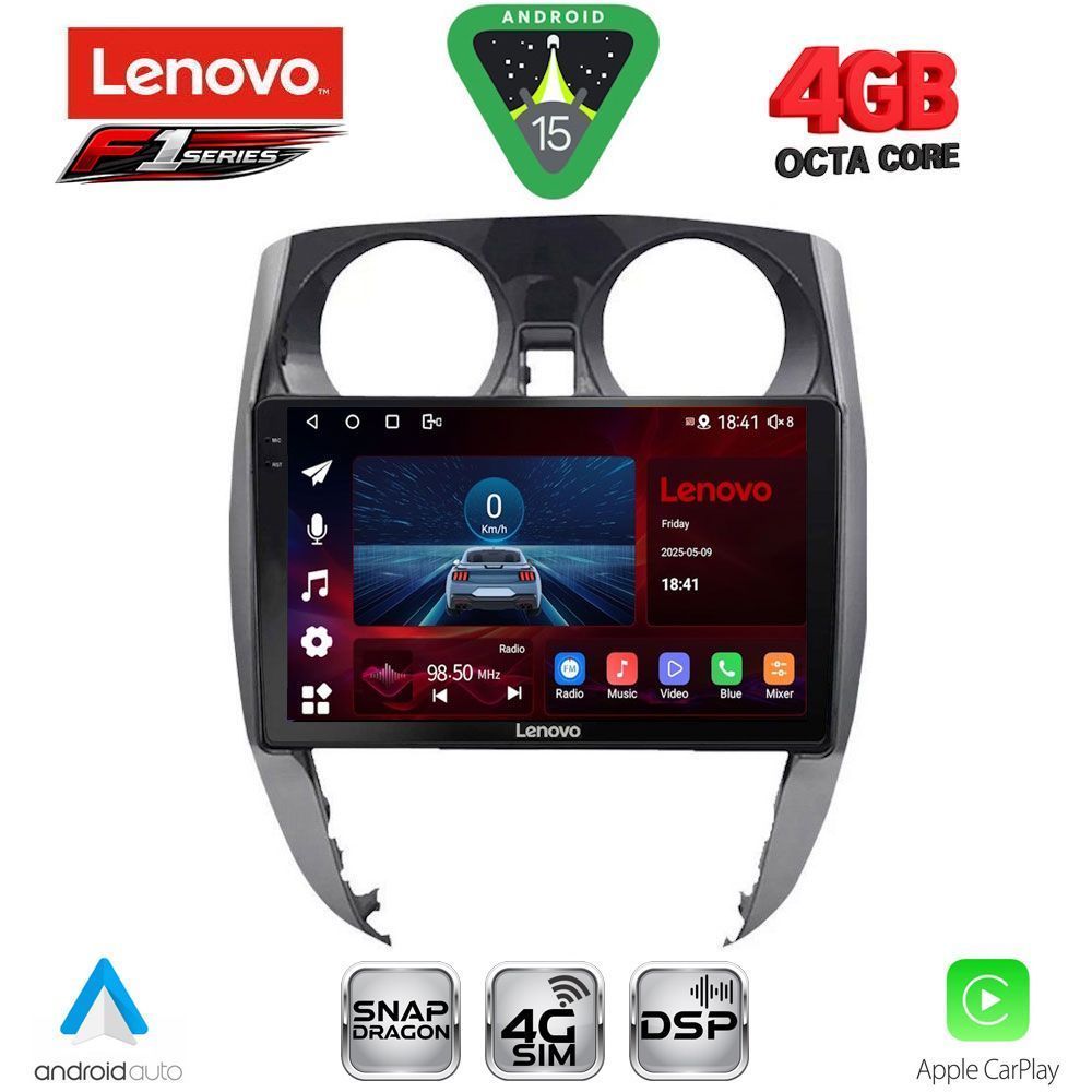 SSQ9464_15 LENOVO SSQ 9464_CPA (10inc) MULTIMEDIA TABLET for NISSAN NOTE mod. 2012-2020 - Image 1