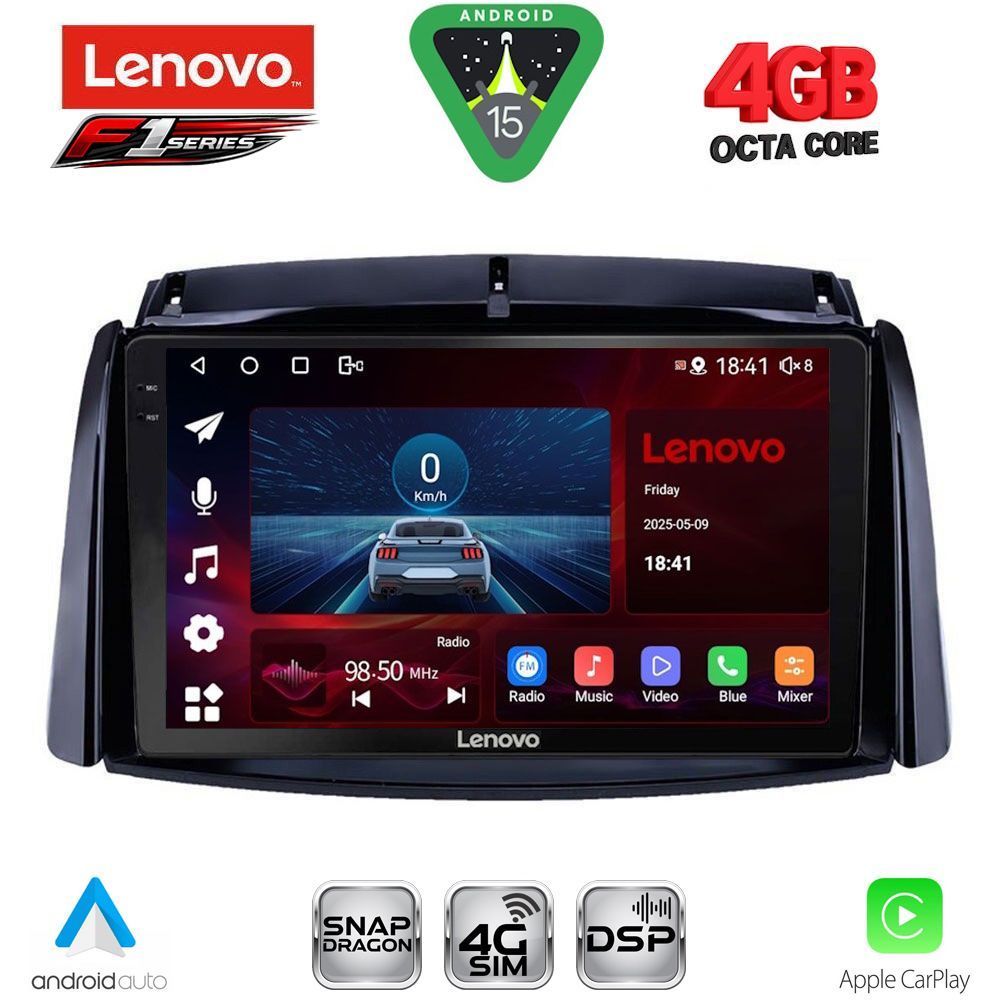 SSQ9551_15 LENOVO SSQ 9551_CPA (9inc) MULTIMEDIA TABLET for RENAULT KOLEOS mod. 2006-2016 - Image 1