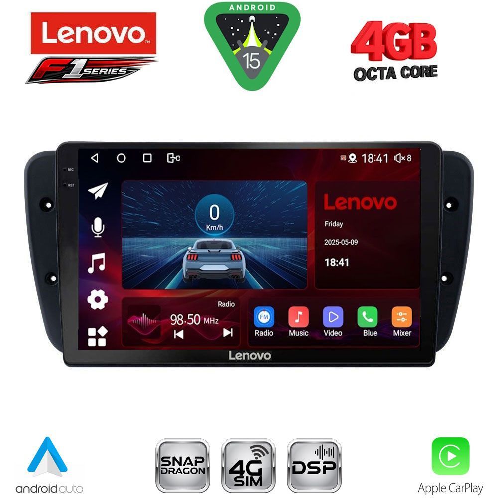 SSQ9571_15 LENOVO SSQ 9571_CPA (9inc) MULTIMEDIA TABLET for SEAT IBIZA mod. 2008-2015 - Image 1